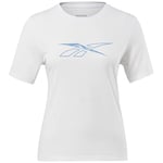 Reebok Women's Workout Ready Supremium T-Shirt, White, XS