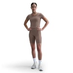 Nike Dri-FIT One Högmidjade 8-tum Tights för Dam i Brun