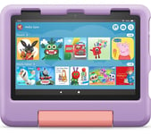 AMAZON Fire HD 8" Kids (ages 3-7) Tablet (2022) - 32 GB, Purple, Purple,Pink