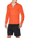 Nike Men's Academy 19 Essential Track Jacket Sweatshirt, Bright Crimson/White/White, S, AJ9180