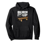 Skater - Burn It Up - Skateboard Pullover Hoodie