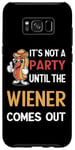 Coque pour Galaxy S8+ Ce n'est pas une fête tant que The Wiener ne sort pas Funny Eating