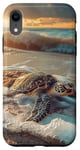 Coque pour iPhone XR Tortue de mer Design Tortues de plage PC