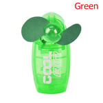Portable Pocket Fan Cute Mini Cool Air Green