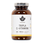 Puhdistamo Trippel C-vitamin 400 mg, 120 kaps, lisäravinne C-vitamiini STD 400mg
