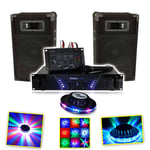 IBIZA DJ-300 Kit de sonorisation DISCO 480W + RoundMagic LytOr LED RVB