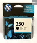 Genuine HP 350 Black Ink Cartridge CB335EE Sealed Box (Date Dec 2022)