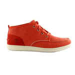 Timberland Newmarket Cupsole Lace-Up Orange Canvas Mens Shoes 6235A