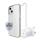 Skech iPhone 13 PRO MAX Power Protection Pack Wall Charger+Case+Screen Protector
