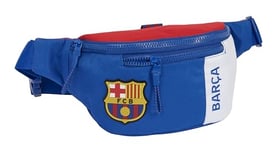 Safta F.C. Barcelona 2nd EQUIPATION – Waist Bag with External Pocket, Ideal for Youth and Children of Different Ages, Comfortable and Versatile, Quality and Resistance, 23 x 9 x 12 cm, Blue and