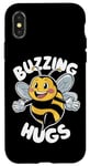 iPhone X/XS Buzzing Hugs Cute Bee Flying with a Smile Case