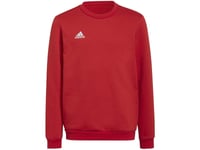 Adidas Entrada 22 Sweat Top Red H57473 140Cm
