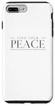 Coque pour iPhone 7 Plus/8 Plus Trouvez votre paix intérieure - Yoga & Méditation Zen Design