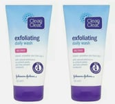 Clean & Clear Exfoliating Daily Wash Oil Free 2 x 150ml