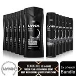 Lynx 12H Refreshing Shower Gel 500ml & 48H Fresh Body Spray 250ml, 6 Pk Each