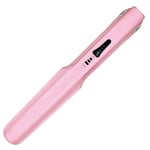 YUYAXAF Thermostatic Hair Straightener Mini Charging Hair Curler USB Roll Straight Dual-purpose Splint Antiscalding, Pink