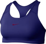 Nike Medium Support Swoosh Sports Bra Royal Blue Running Gym Size XL BV3636 455