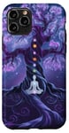 Chakra Méditation Arbre Nature Univers Éléments Coque pour iPhone 11 Pro