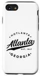 Coque pour iPhone SE (2020) / 7 / 8 Vintage Atlanta Georgia Hotlanta USA Love Noir