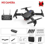 Noir sans caméra - Nouveau Drone E88 Pro 2023 WIFI FPV avec caméra grand Angle 4K, Quadricoptères pliables, C