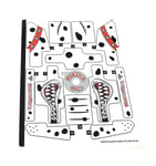 LEGO Technic - 42150 - Monster Jam Monster Mutt Dalmatian - Sticker Sheet ONLY
