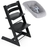 Stokke Tripp Trapp® chair - black + newborn set
