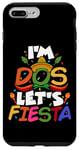 Coque pour iPhone 7 Plus/8 Plus I'm Dos Let's Fiesta Sombrero 2 ans 2ème anniversaire enfant