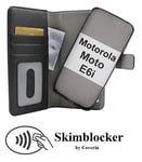 Skimblocker Magnet Fodral Motorola Moto E6i (Svart)