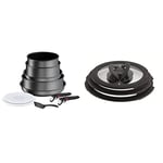 Tefal Ingenio Preference ON Pots & Pans Set, 15 Pieces, Stackable,  Removable Handle, Space Saving, Non-Stick, Induction, Stainless Steel,  L9749532