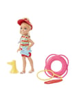 Barbie Chelsea Can Be... Lifeguard Doll And 6 Career-themed Accessories Including Life Buoy