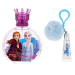 Disney Frozen II Gift Set EDT 100ml + Lip Gloss + Bag for Children