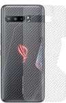 NOKOER Back Protector Flim for Asus ROG Phone 3, [4 Pack] 0.1mm Ultra Slim Scratchproof Soft Back Film, [Anti-fingerprint] [Non-slip] [Transparent]