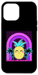 iPhone 13 Pro Max Aesthetic Vaporwave Outfits with Pineapple Vaporwave Case