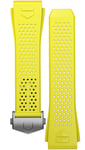 TAG Heuer Strap Connected 45 Rubber Yellow No Buckle BT6237