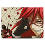 Anime Black Butler Picture Puzzle For Adults&Kids Patchwork Pattern Decompression Jigsaw Puzzles Funny Family Game Toy Home Decoration White 520pcs