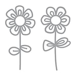 Spellbinders D-Lites Sketched Blooms 2 Die, Metal, Brown, 15.2 x 9.5 x 0.2 cm