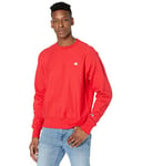Champion LIFE mensGF70Reverse Weave Sweatshirt Long Sleeve Sweatshirt - red - Large