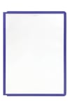 Durable 560644 Display Panel Sherpa Panel A4, PP, A4, Pack of 5, Blue-violet blu