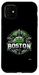 iPhone 11 Boston Basketball Team Retro Apparel for Basketball Fans Case