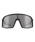 Oakley Rectangle Mens Polished Black Prizm Sunglasses - One Size