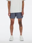 New Balance Mens Running Rc Seamless Shorts 5 Inch - Grey, Grey, Size S, Men