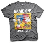 Hybris Sonic - Game On Since 1991 T-Shirt (Red-Heather,M)
