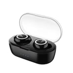 Dual Wireless Bluetooth Earphone Earbuds For Iphone Ios Android Red Circle