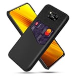 Bofink Xiaomi Poco X3 / X3 NFC kort skal - svart