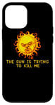 Coque pour iPhone 12 mini Le soleil essaie de me tuer - Une blague sarcastique sur un nerd informatique