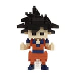 Bandai - Nanoblock - Son Goku - Dragon Ball Z - Mini figurine en briques - Jeu de construction - Kit construction figurine manga Goku pixel - NBDB001
