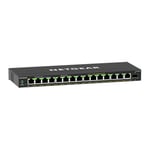 NETGEAR 15-Port PoE+ Gigabit Ethernet Plus Desktop Switch with 1 SFP P
