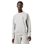 Lacoste Men's Sh5605 Sweatshirts, Silver China/Black-White, XXXXL