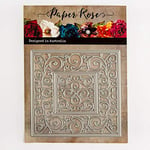 Paper Rose Matrice de découpe pour fond de vigne, argent, 12,5 x 12,5 cm
