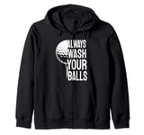 Love Golf Funny Friends Wash Balls outfit Zip Hoodie
